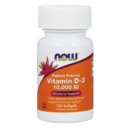 Now Vitamin D-3 10000 IU 120 caps