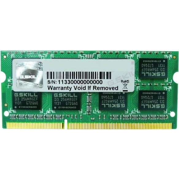 G.Skill 8 GB SO-DIMM DDR3L 1600 MHz (F3-1600C11S-8GSL) - зображення 1