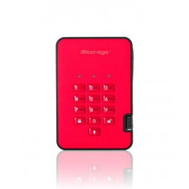 iStorage diskAshur2 SSD USB 3.1 8 TB Red (IS-DA2-256-SSD-8000-R)