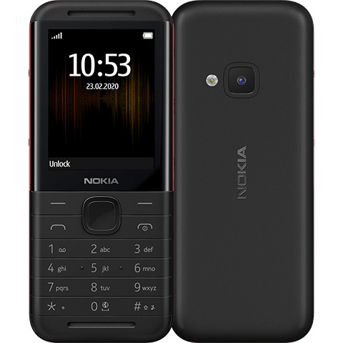 Nokia 5310 2020 DualSim Black/Red (16PISXO1A18) - зображення 1