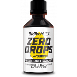 BiotechUSA Zero Drops 50 ml /100 servings/ Cheesecake