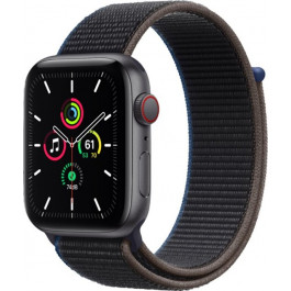 Apple Watch SE GPS + Cellular 44mm Space Gray Aluminum Case with Charcoal Sport L. (MYEU2/MYF12)