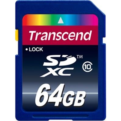 Transcend 64 GB SDXC class 10 TS64GSDXC10 - зображення 1