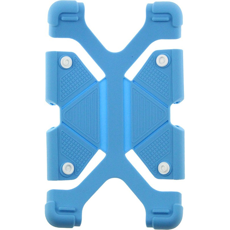 TOTO Tablet universal stand silicone case Universal 7/8" Blue (F_78411) - зображення 1