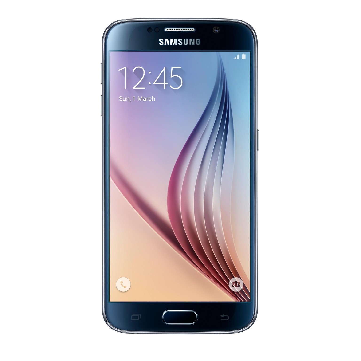 Samsung G920F Galaxy S6 32GB (Black Sapphire) - зображення 1