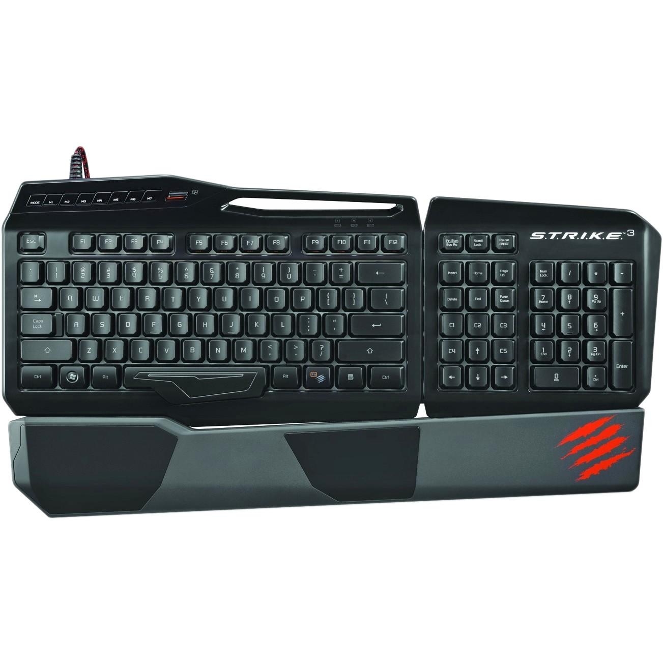 Mad Catz S.T.R.I.K.E. 3 Gaming Keyboard for PC - зображення 1