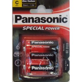 Panasonic C bat Carbon-Zinc 2шт Special (R14REL/2BP)