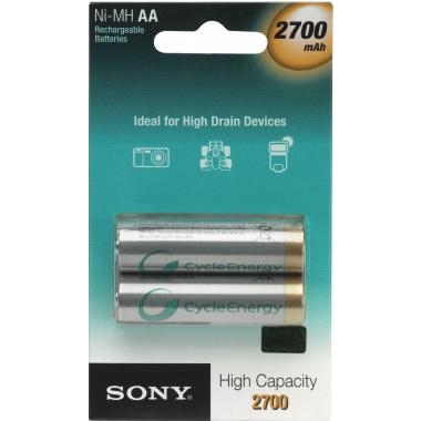 Sony AA 2700mAh NiMh 2шт (NHAAB2F) - зображення 1
