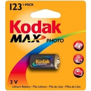 Kodak 16340 (CR-123A) bat(3B) Lithium 1шт MAX - зображення 1