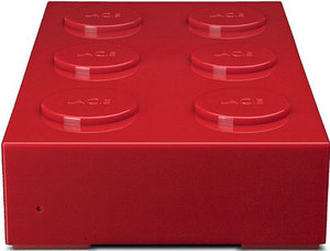 LaCie 301844 Brick Desktop Hard Drive Red - зображення 1