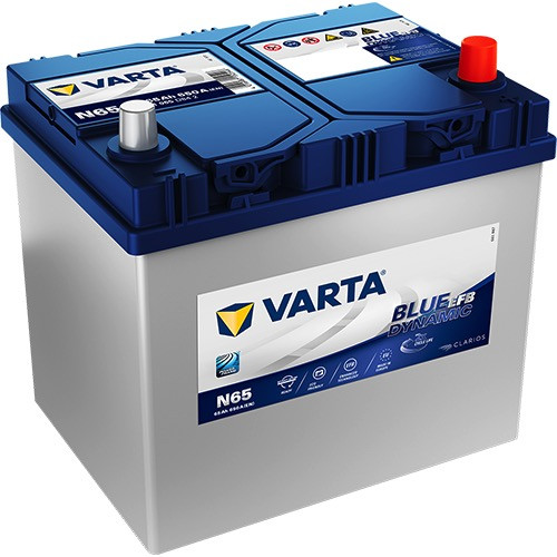 Varta 6СТ-65 АзЕ Blue Dynamic EFB ASIA N65 (565501065) - зображення 1