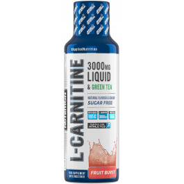 Applied Nutrition L-Carnitine Liquid 3000 with Green Tea 480 ml /32 servings/ Fruit Burst