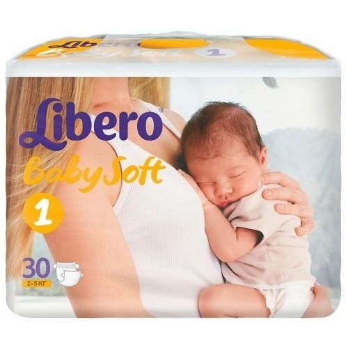Libero Baby Soft Newborn 1 ( 30 шт) - зображення 1