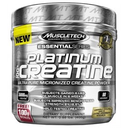 MuscleTech Platinum 100% Creatine Powder 400 g /30 servings/ Unflavored