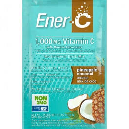 Ener-C Multivitamin Drink Mix - 1,000mg Vitamin C 1 sachet /9,16 g/ Pineapple Coconut
