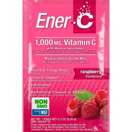 Ener-C Multivitamin Drink Mix - 1,000mg Vitamin C 1 sachet /9,28 g/ Raspberry