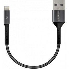 Intaleo CB0 USB-Lightning 0.2m Black/Grey (1283126495618)