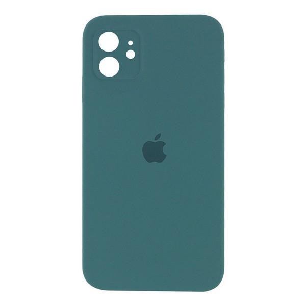 Epik iPhone 11 Silicone Case Square Full Camera Protective AA Pine Green - зображення 1