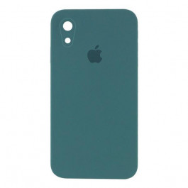 Epik iPhone XR Silicone Case Square Full Camera Protective AA Pine Green