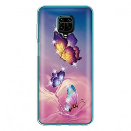 Boxface Silicone Case Xiaomi Redmi Note 9S Butterflies 939476-rs19