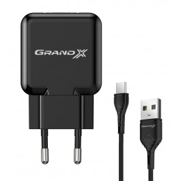 Grand-X CH-03 + USB Type-C Black (CH-03T)