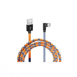 Grand-X USB - USB Type-C Orange/Blue (FC-08OB)