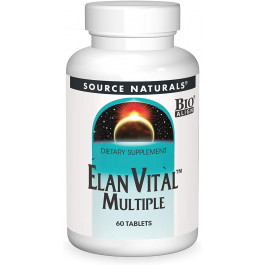 Source Naturals Elan Vital Multiple 60 tabs /12 servings/