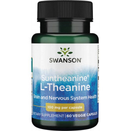 Swanson Suntheanine L-Theanine 100 mg 60 caps