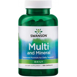 Swanson Multi and Mineral - Daily 100 caps