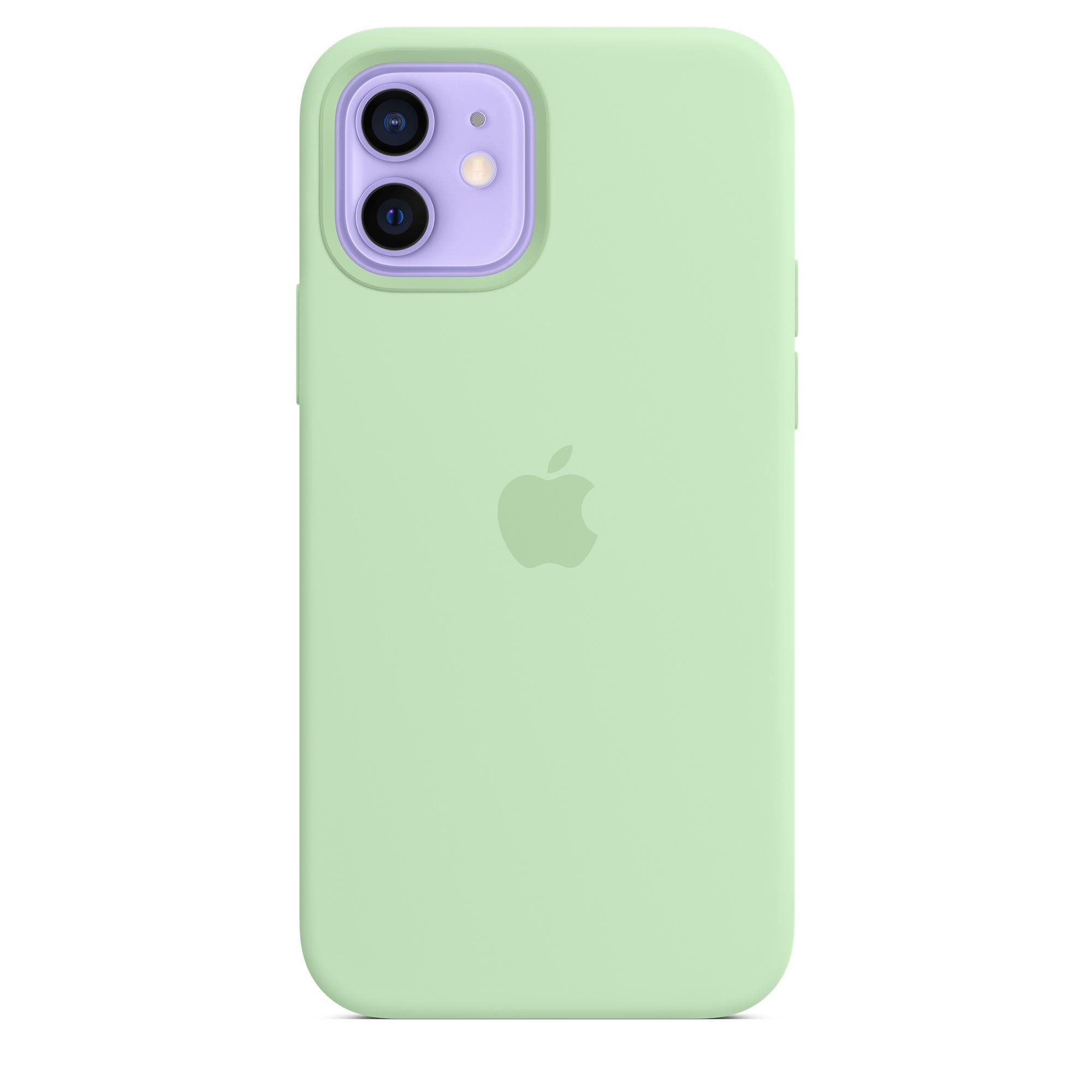 Apple iPhone 12 | 12 Pro Silicone Case with MagSafe - Pistachio (MK003) - зображення 1