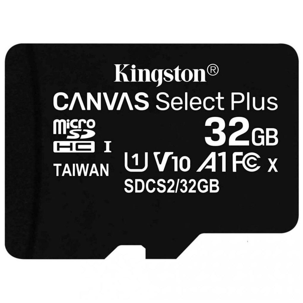 Kingston 32 GB microSDHC Class 10 UHS-I Canvas Select Plus SDCS2/32GBSP - зображення 1