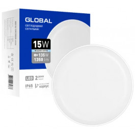 Global LED GBH 02 15W 5000K круг (1-GBH-02-1550-C)
