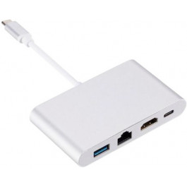 Dynamode MultiPort USB 3.1 Type-C to HDMI + RJ45 (MULTIPORT USB 3.1 TYPE-C TO HDMI-RJ45)