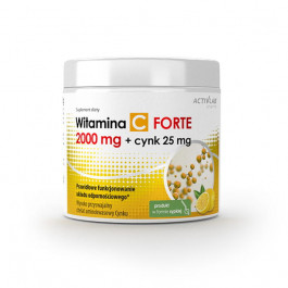 Activlab Vitamin C 2000 mg + Zinc 25 mg Forte 500 g /100 servings/ Orange