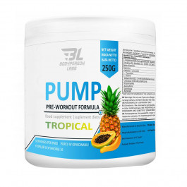 BodyPerson Labs Pump Pre-Workout Formula 250 g /16 servings/ Tropical