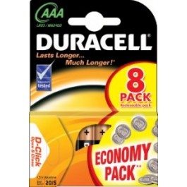 Duracell AAA bat Alkaline 8шт Basic 81417099
