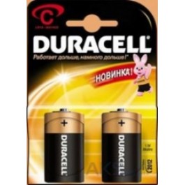 Duracell C bat Alkaline 2шт Basic 81427263