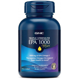 GNC Triple Strength EPA 1000 Mini 90 softgels /45 servings/