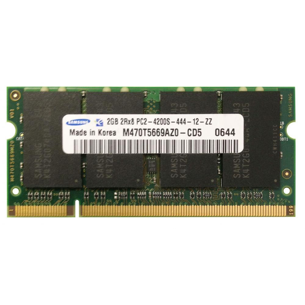 Samsung 2 GB SO-DIMM DDR2 533 MHz (M470T5669AZ0-CD5) - зображення 1