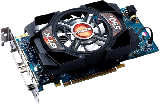 INNO3D GeForce GTX550Ti 1024 MB (N550-1SDN-D5GW) - зображення 1