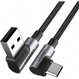 UGREEN US284 USB-A to Type-C 2m Black (50942)