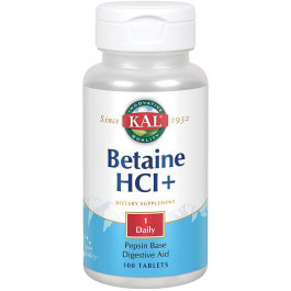 KAL Betaine HCl 100 tabs