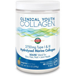 KAL Clinical Youth Collagen Type I & III Powder 298 g /40 servings/ Tangerine