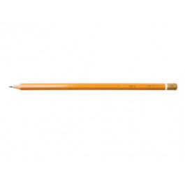 BuroMax Карандаш графитовый  Professional 3H с шестигранным деревянным корпусом желтого цвета без ластика (B
