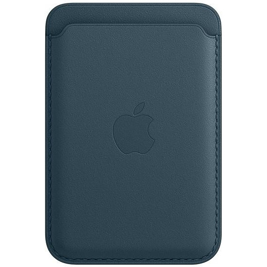 Apple iPhone Leather Wallet with MagSafe - Baltic Blue (MHLQ3) - зображення 1