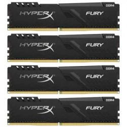 HyperX 64 GB (4x16GB) DDR4 3466 MHz FURY Black (HX434C17FB4K4/64) - зображення 1