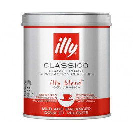 Illy Classico Espresso молотый ж/б 125 г