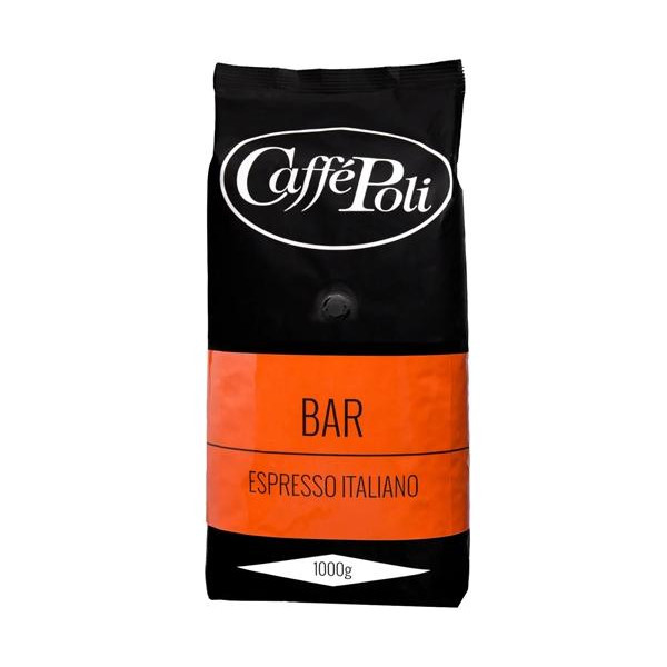 Caffe Poli Bar Rossa в зернах 1 кг (8019650000409) - зображення 1