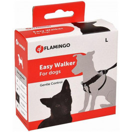 Karlie-Flamingo Тренувальна шлейки  Easy Walker для собак нейлон L 40-58 см чорна (43280)