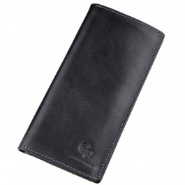 Grande Pelle Вертикальный бумажник унисекс на магните  11212 черный